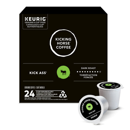 Kicking Horse Dark Roast K-Cup Coffee Pods, 24 Count