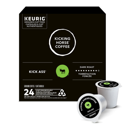 Kicking Horse Dark Roast K-Cup Coffee Pods, 24 Count