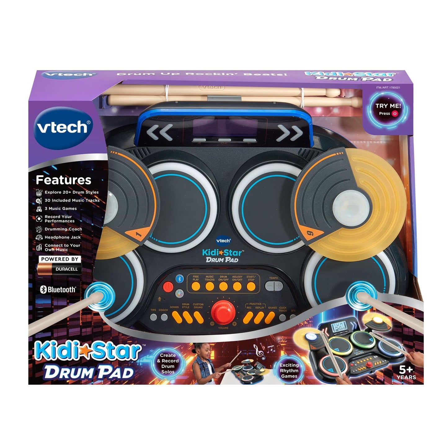 VTech Kidi Star Drum Pad (English Version) VTech