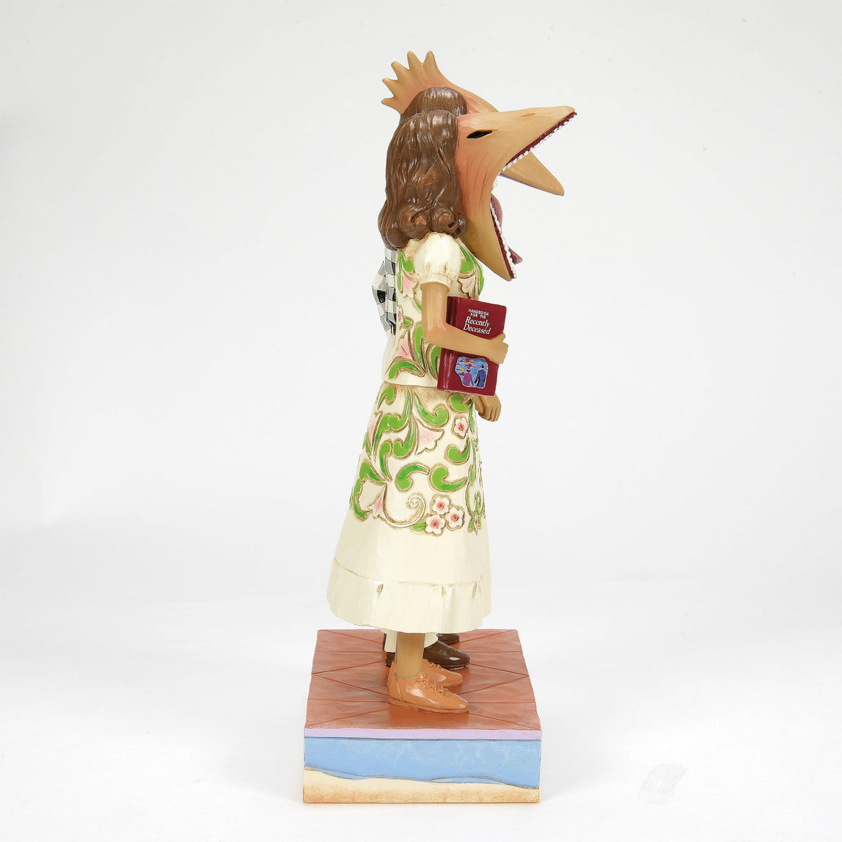 Figurine Enesco Beetlejuice par Jim Shore, Adam et Barbara Maitland avec masques effrayants - Résine peinte à la main, figurine de collection artisanale, statue de décoration d'intérieur pour Halloween, 19,5 cm
