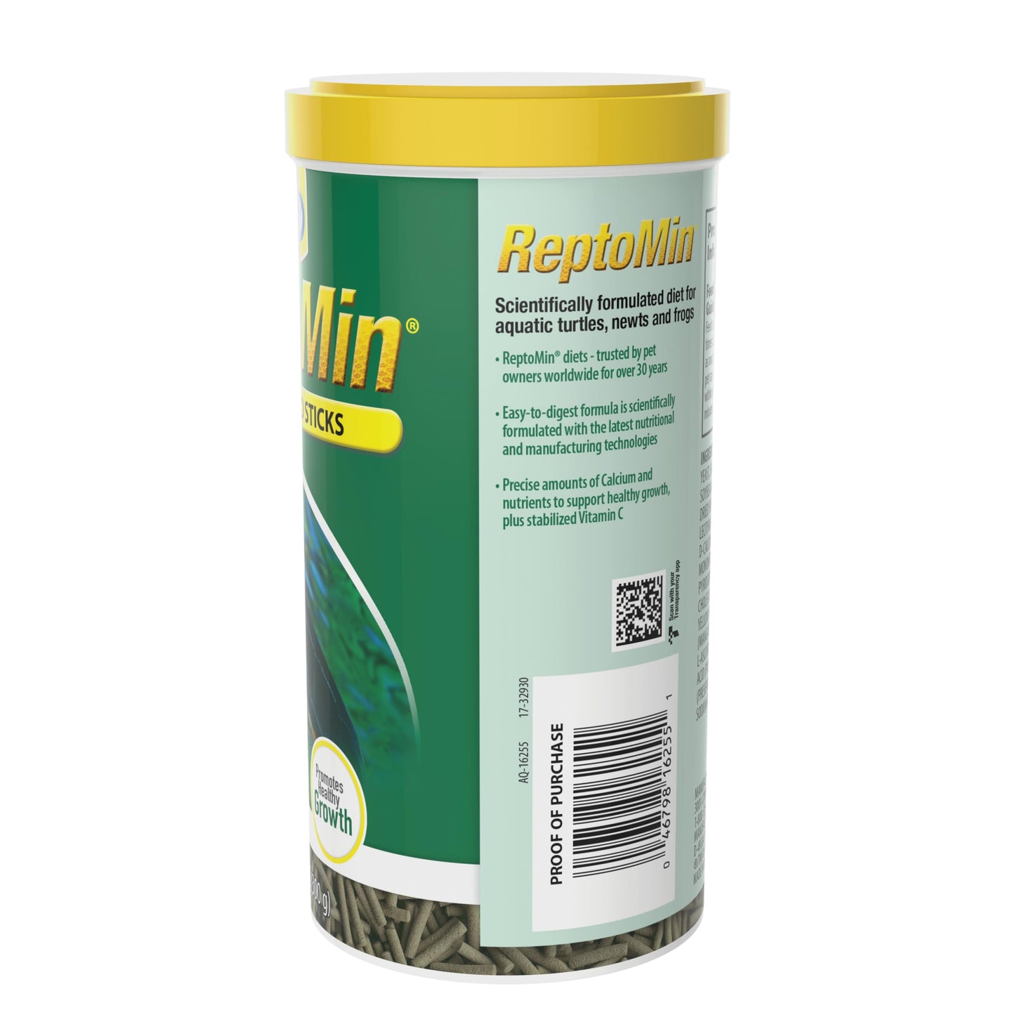 Tetra ReptoMin Floating Food Sticks for Aquatic Turtles/Newts/Frogs, 300g Tetra