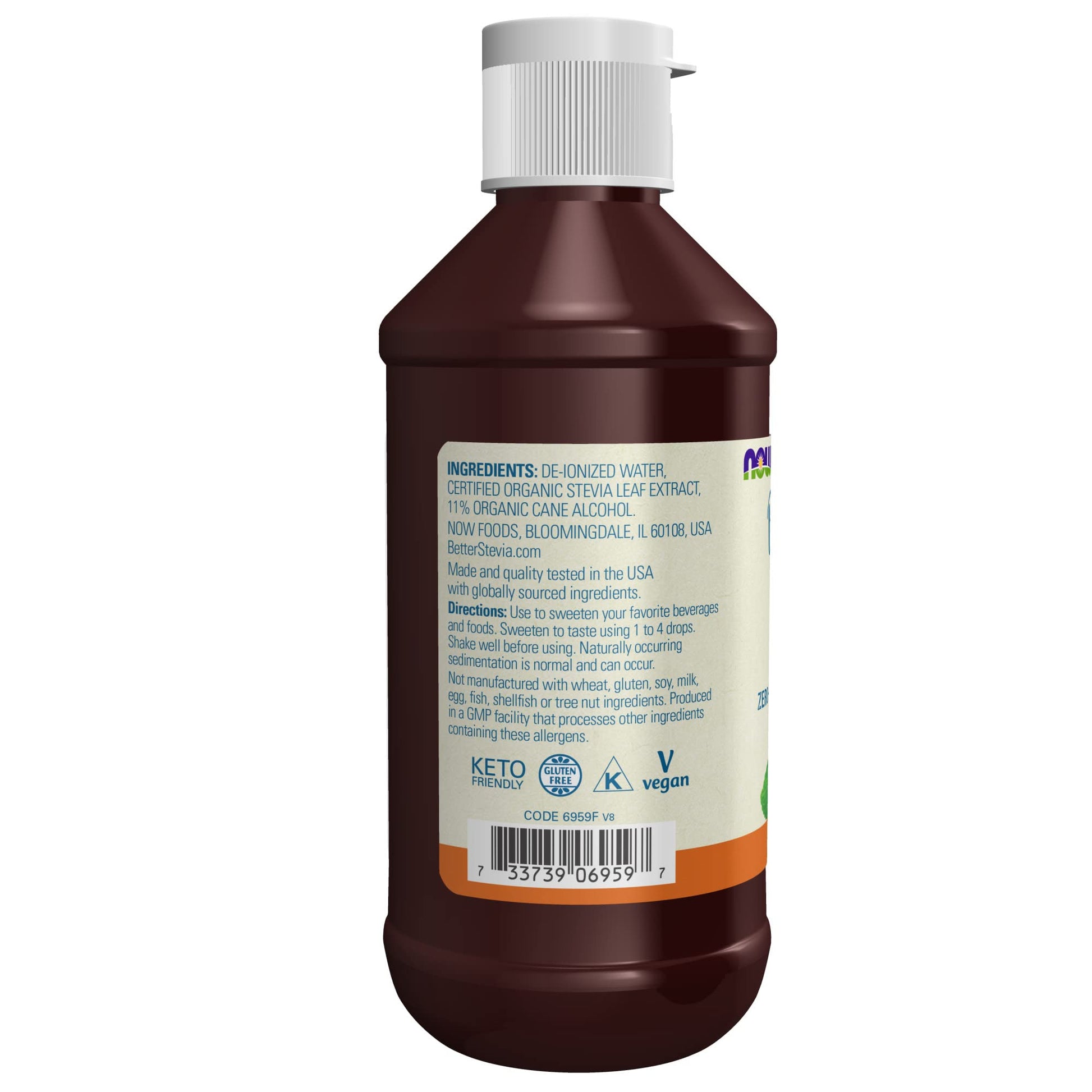 NOW Foods BetterStevia Liquid,8-Ounce - Available at All In One Marketplace Canada