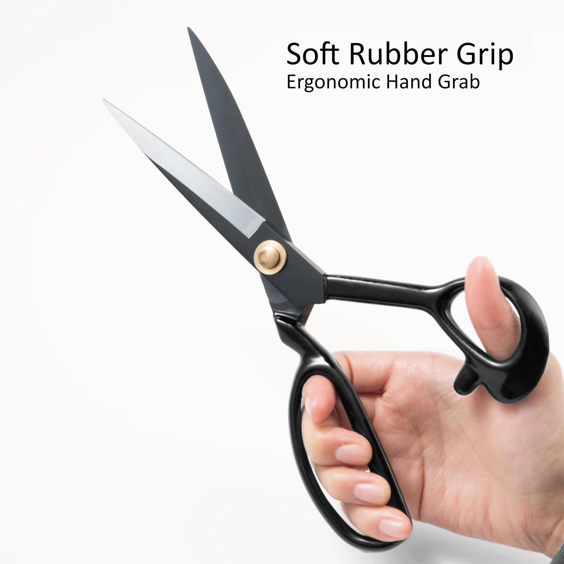 Fabric Scissors Professional 10 inch Heavy-Duty Sewing-Scissors for Leather Industrial Strength High Carbon Steel Tailor-Shears Dressmaking Tailoring Home Office Artists Students - Available at All In One Marketplace Canada