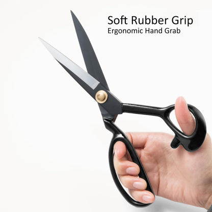Fabric Scissors Professional 10 inch Heavy-Duty Sewing-Scissors for Leather Industrial Strength High Carbon Steel Tailor-Shears Dressmaking Tailoring Home Office Artists Students - Available at All In One Marketplace Canada