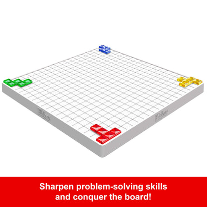 Mattel Games Blokus Strategy Board Game for Kids & Families with Color Blind Accessible Pieces & Just One Rule