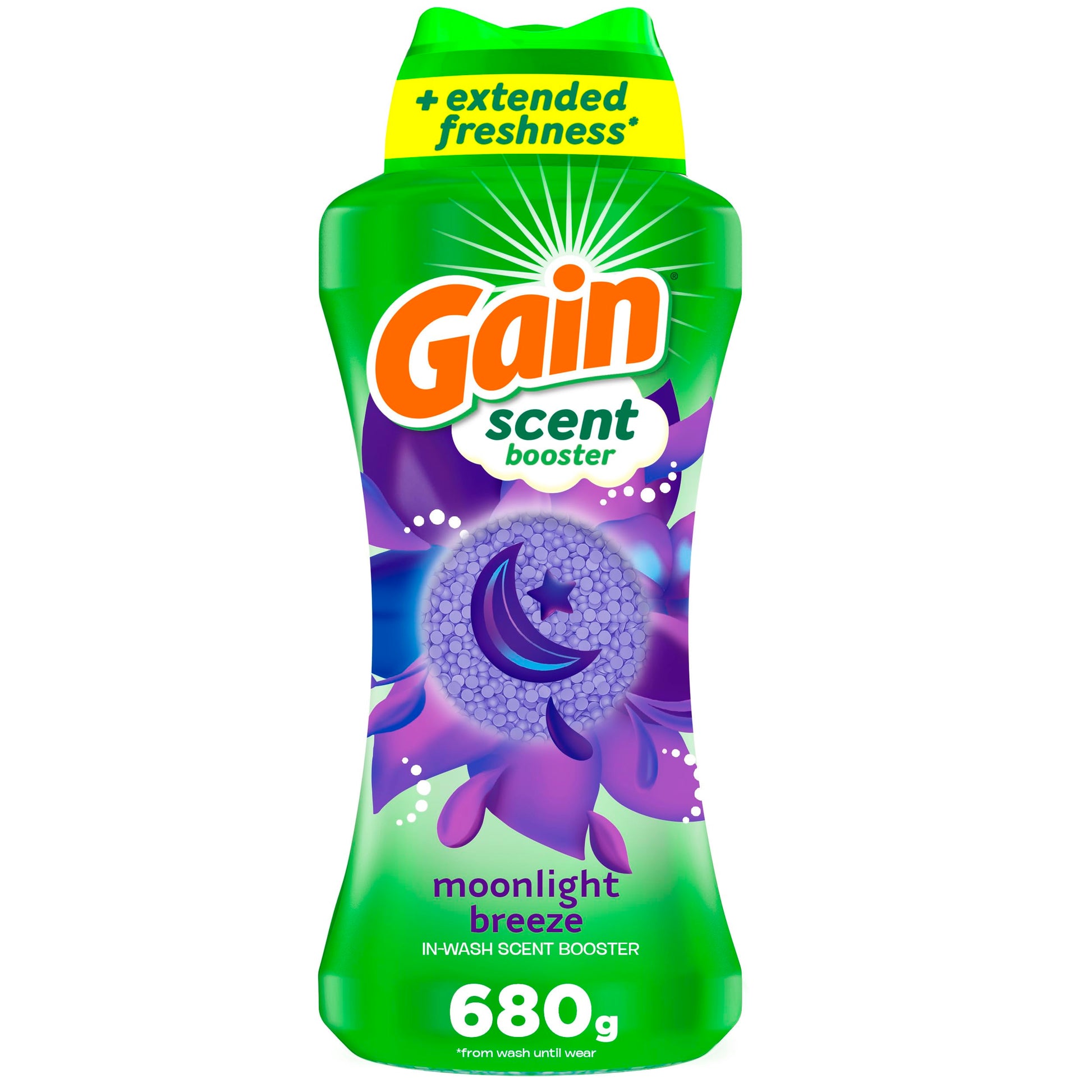 Gain Fireworks In-Wash Laundry Scent Booster Beads, Moonlight Breeze, 680 Grams - Available at All In One Marketplace Canada