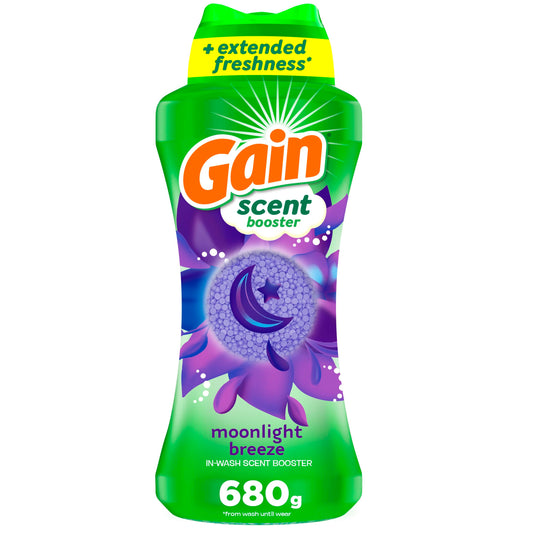 Gain Fireworks In-Wash Laundry Scent Booster Beads, Moonlight Breeze, 680 Grams - Available at All In One Marketplace Canada