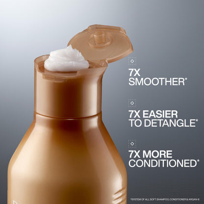 Redken All Soft Sulfate Free Hair Conditioner for Dry/Brittle Hair, Moisturizes, Provides Intense Softness, With Argan Oil