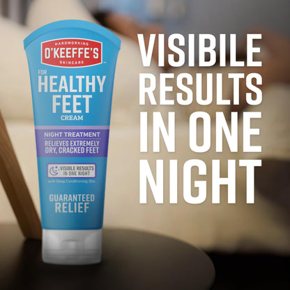 O'Keeffe's Healthy Feet Night Treatment Foot Cream for Dry Feet, 198 g O'Keeffe's