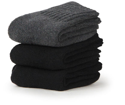 BenSorts Women Boots Socks Warm Thick Cozy Winter Crew Gifts Black Gray 🍁 All In One Marketplace Canada