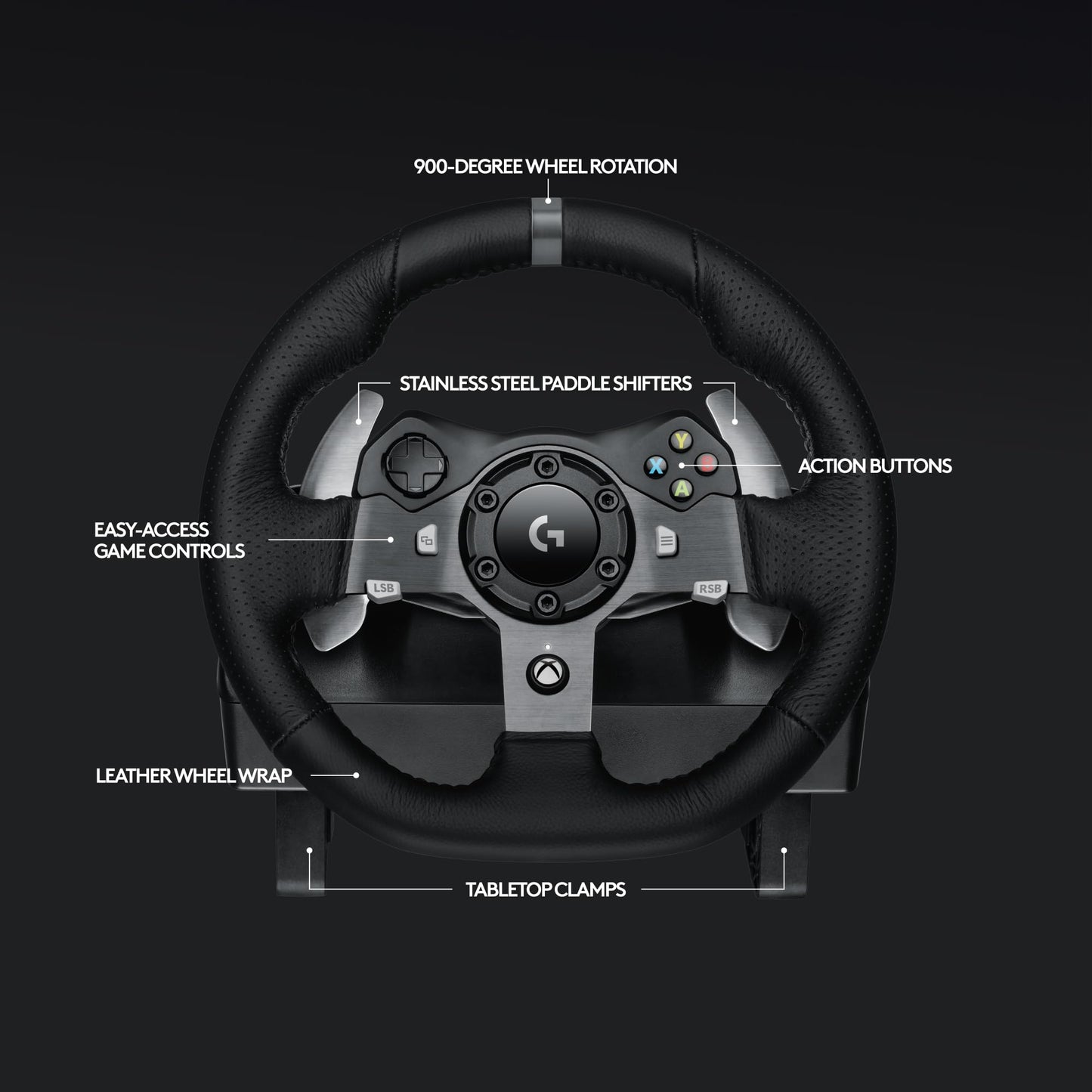 Logitech G920 Racing Wheel and Pedals for Xbox X|S/Xbox One/PC 🍁 All In One Marketplace Canada
