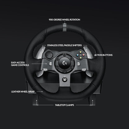 Logitech G920 Racing Wheel and Pedals for Xbox X|S/Xbox One/PC 🍁 All In One Marketplace Canada