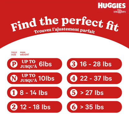 Diapers Size 3 - Huggies Little Snugglers Disposable Baby Diapers, 76ct, Giga Pack