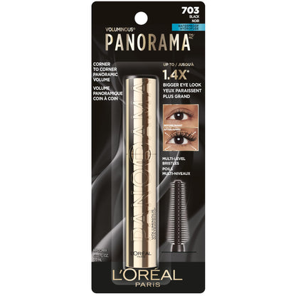 L'Oreal Paris Voluminous Panorama Mascara, Volumizing & Waterproof Mascara, Up to 1.4x Bigger-Looking Eyes, Black, 9.9 mL 🍁 All In One Marketplace Canada