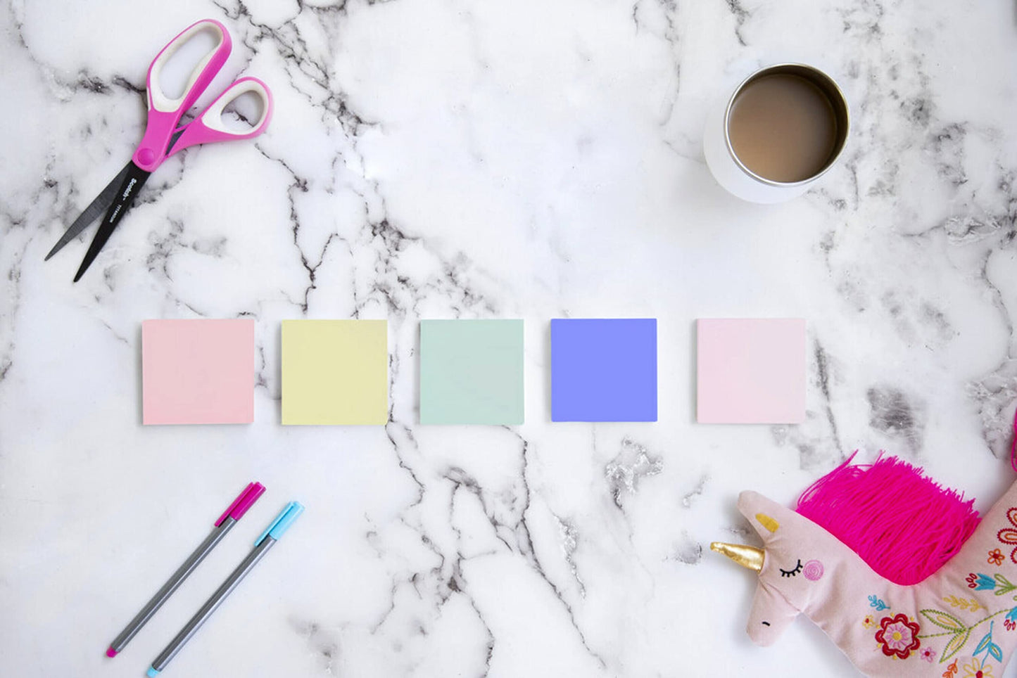 Post-it Greener Notes, 24 Bulk Sticky Note Pads, 3 x 3 in., Made with 100% Recycled Paper, Sweet Sprinkles Collection Post-It