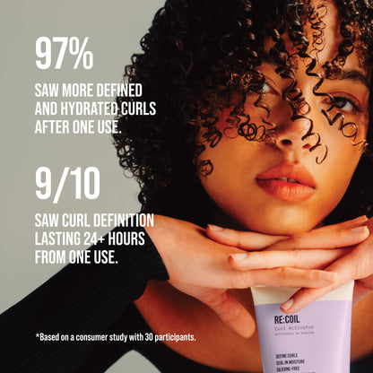 AG Care Re:Coil Curl Activator Curl Cream with Keratin Amino Acids - Ultra-Nourishing Curly Hair Cream for Defined, Healthy Curls, 12 Fl Oz 🍁 All In One Marketplace Canada