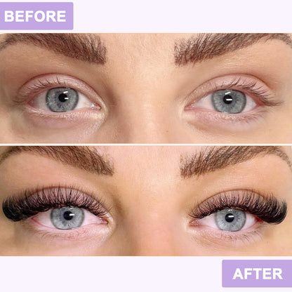 B&Qaugen Lash Clusters 280 Pcs 40D-0.07D-9-16MIX B&Q LASH Individual Lashes 10D 20D 30D 40D 50D Cluster Lashes C D Curl Eyelash Clusters Soft Volume DIY Lash Extensions at Home (40D-0.07D,9-16MIX)