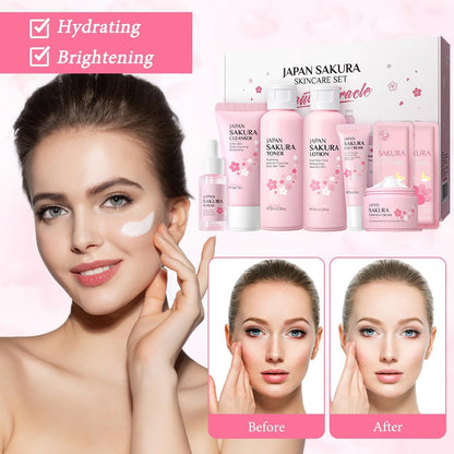 Floral Skin Care Set for Women & Teens,7Pcs Beauty Skincare Gift Kit 🍁 All In One Marketplace Canada
