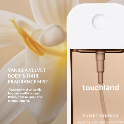 Touchland Body & Hair Fragrance Mist, 2 FL OZ - Vanilla Velvet - Available at All In One Marketplace Canada