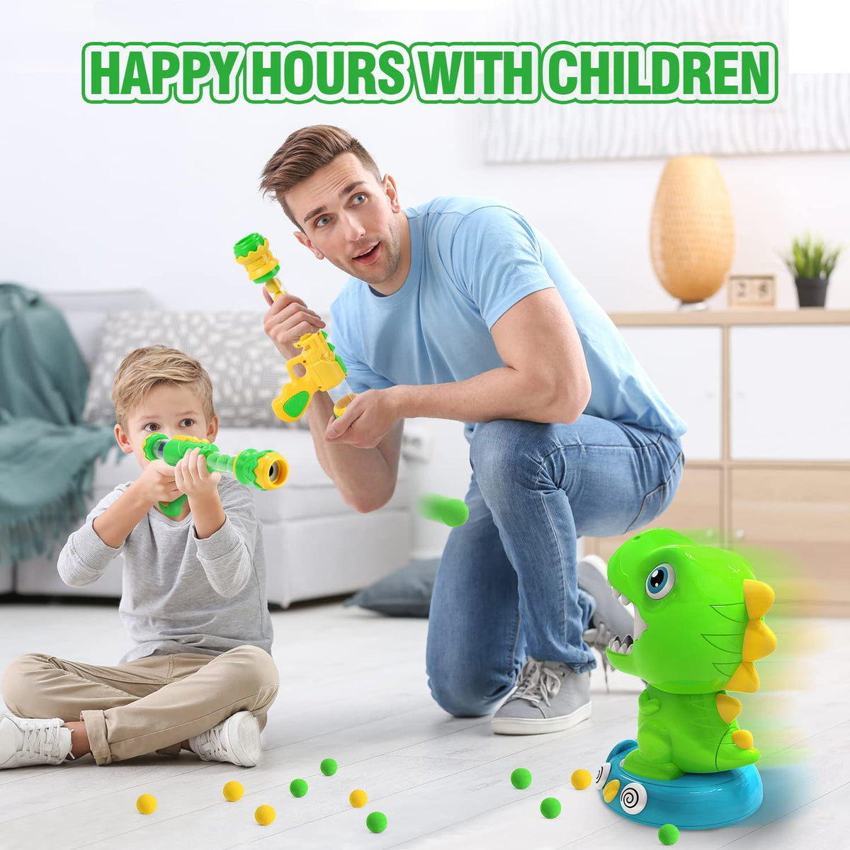 EagleStone Movable Dinosaur Shooting Toys for Kids with Spray, Score, Sound 🍁 All In One Marketplace Canada