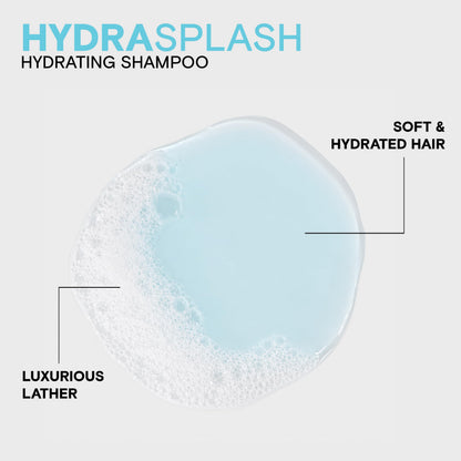Joico HydraSplash Hydrating Shampoo for Fine to Medium Hair, Moisturizing Dry Damaged Hair with Keratin & Coconut Oil Joico