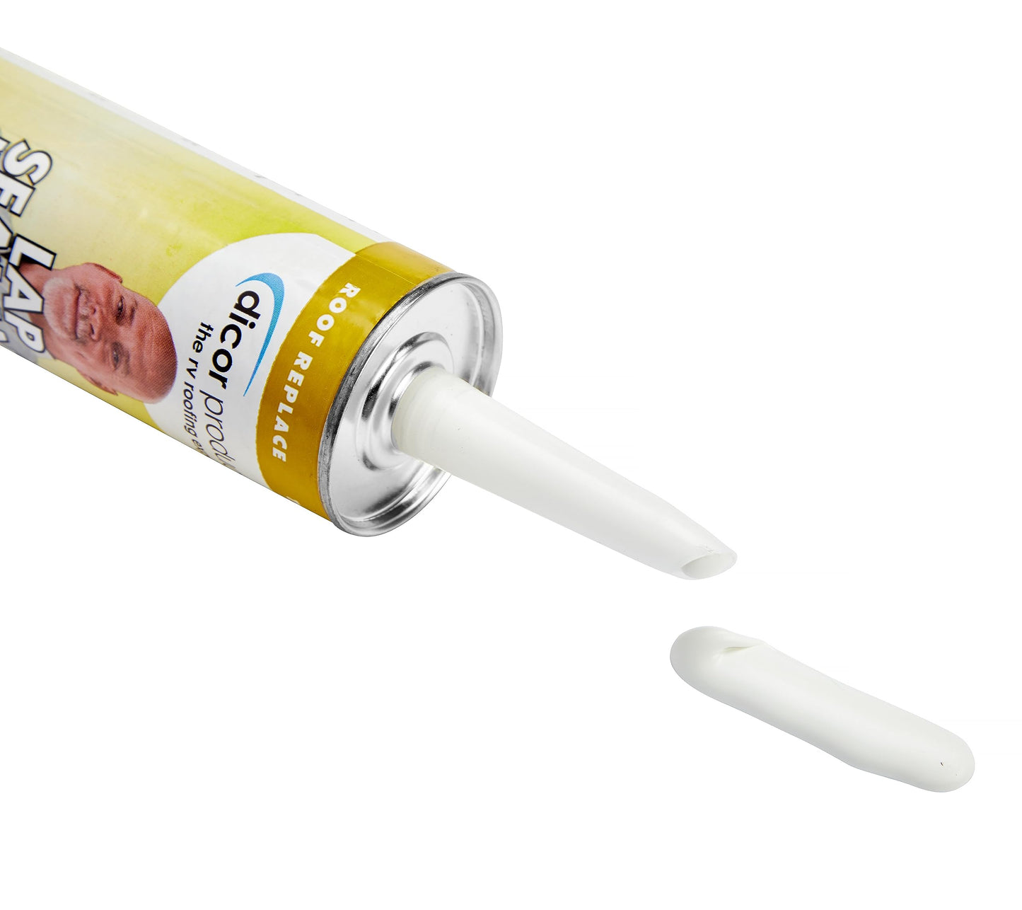 Dicor 551LSW1 White Non-Sag Roof Lap Sealant - 10.3 oz. Tube 🍁 All In One Marketplace Canada
