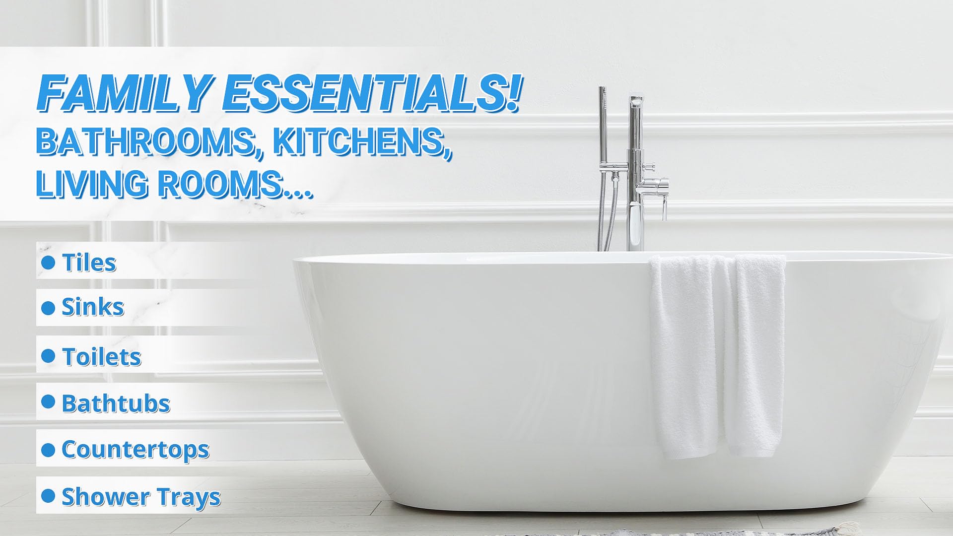 Bathtub Repair Kit 140g (Color Match), TUFINEIN Porcelain Repair Kit for Fiberglass, Enamel, Ceramic, Acrylic Repair and Fix Chips, Cracks, Scratches, Holes on Tub/Tile/Sink/Shower Tray/Shower - Available at All In One Marketplace Canada