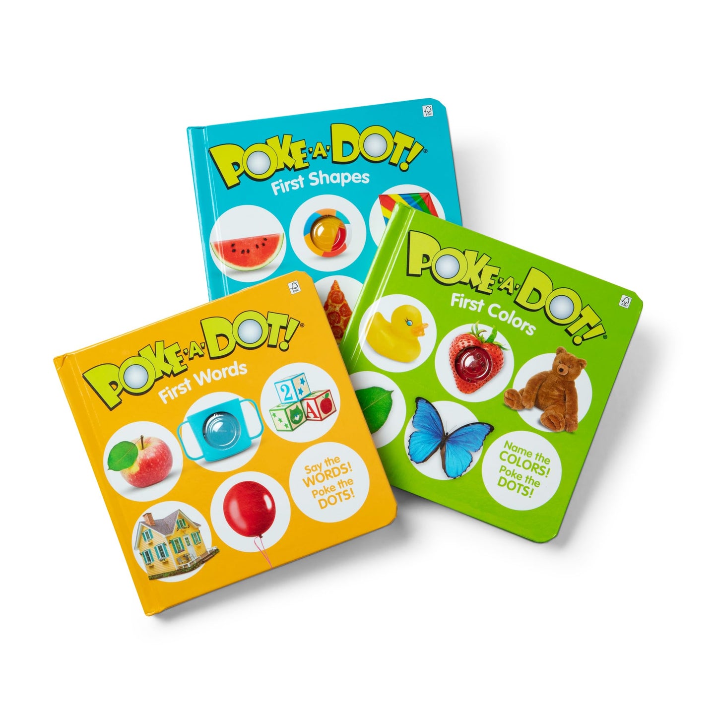 Melissa & Doug Poke-a-Dot First Words Shapes & Colors 3-Pack Melissa & Doug