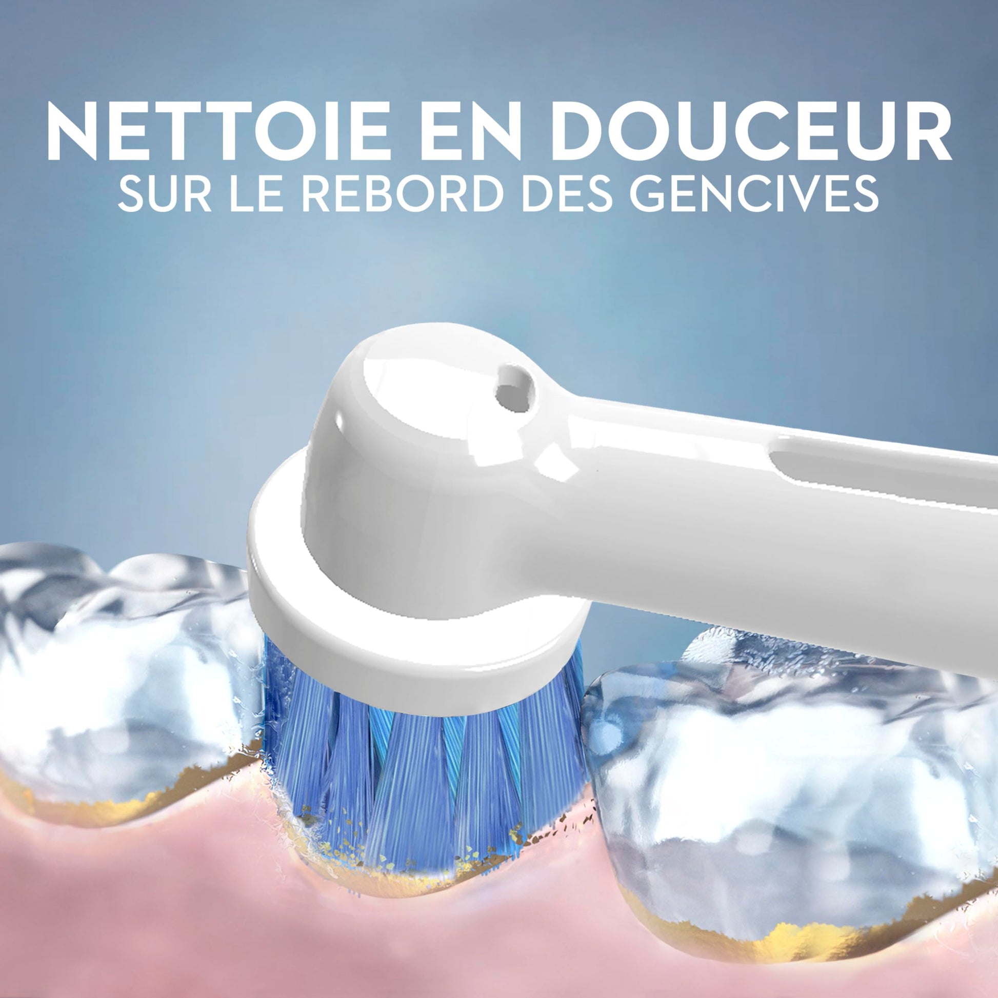 Oral-B Sensitive Gum Care, Replacement Brush Heads, 3 Counts