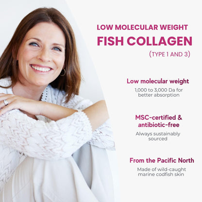 Herba Marine Collagen Powder for Women & Men with Hyaluronic Acid, Vitamin C, and Silica – 305g | Made in Canada | Wild Caught | Hydrolyzed Collagen Peptides | Antibiotics Free | Sustainably Sourced - Available at All In One Marketplace Canada