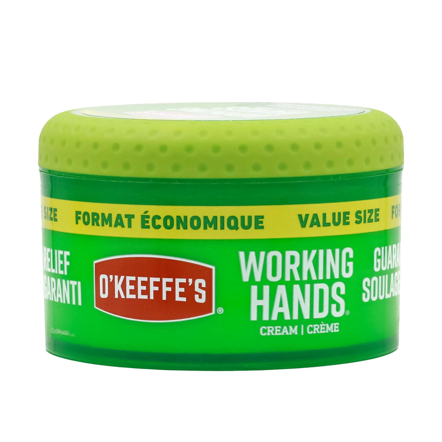 O'Keeffe's Working Hands Hand Cream, Heals, Relieves and Repairs Extremely Dry, Cracked Hands, Boosts Moisture Levels, Value Jar 6.8oz/193g, Pack of 1 - Available at All In One Marketplace Canada