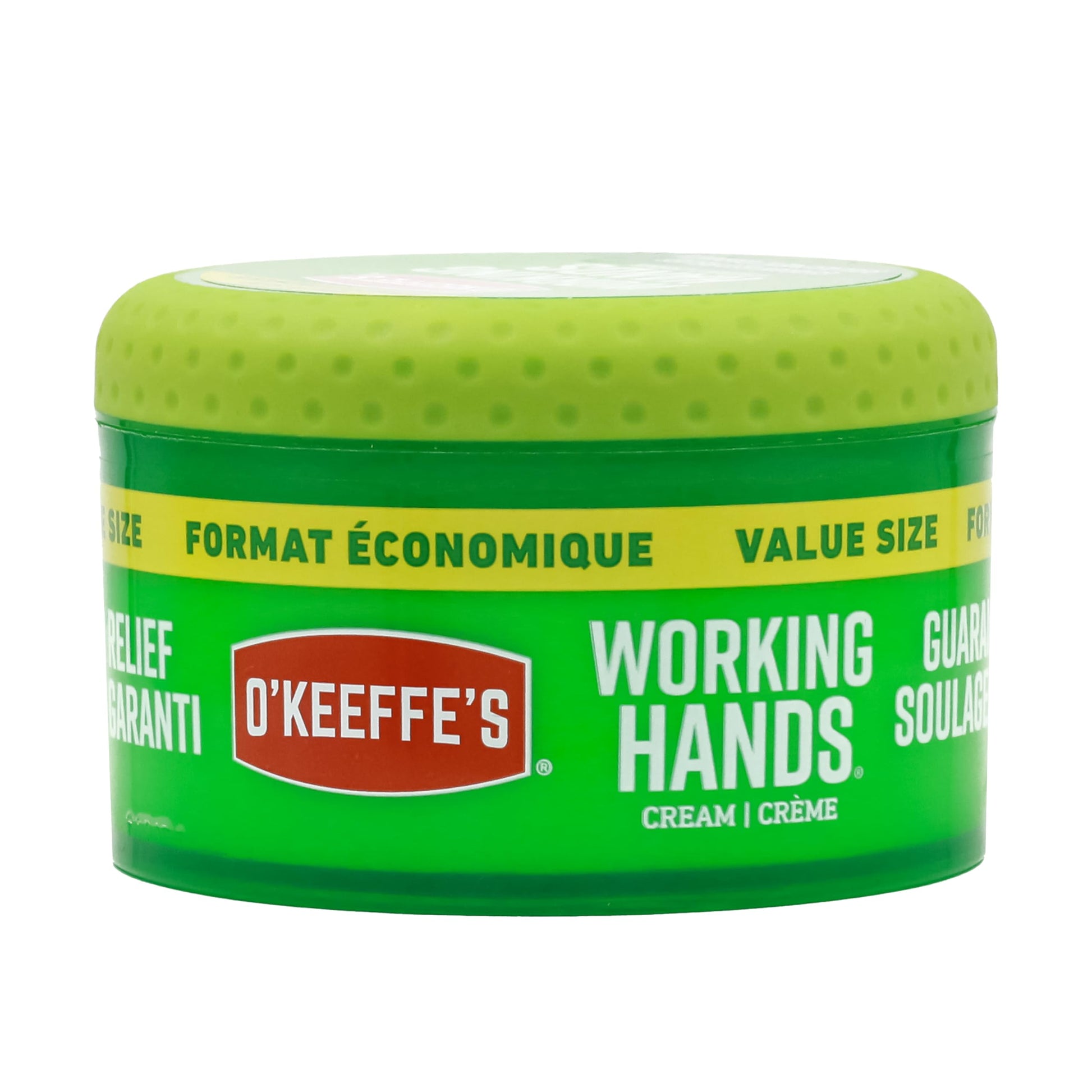 O'Keeffe's Working Hands Hand Cream, Heals, Relieves and Repairs Extremely Dry, Cracked Hands, Boosts Moisture Levels, Value Jar 6.8oz/193g, Pack of 1 - Available at All In One Marketplace Canada