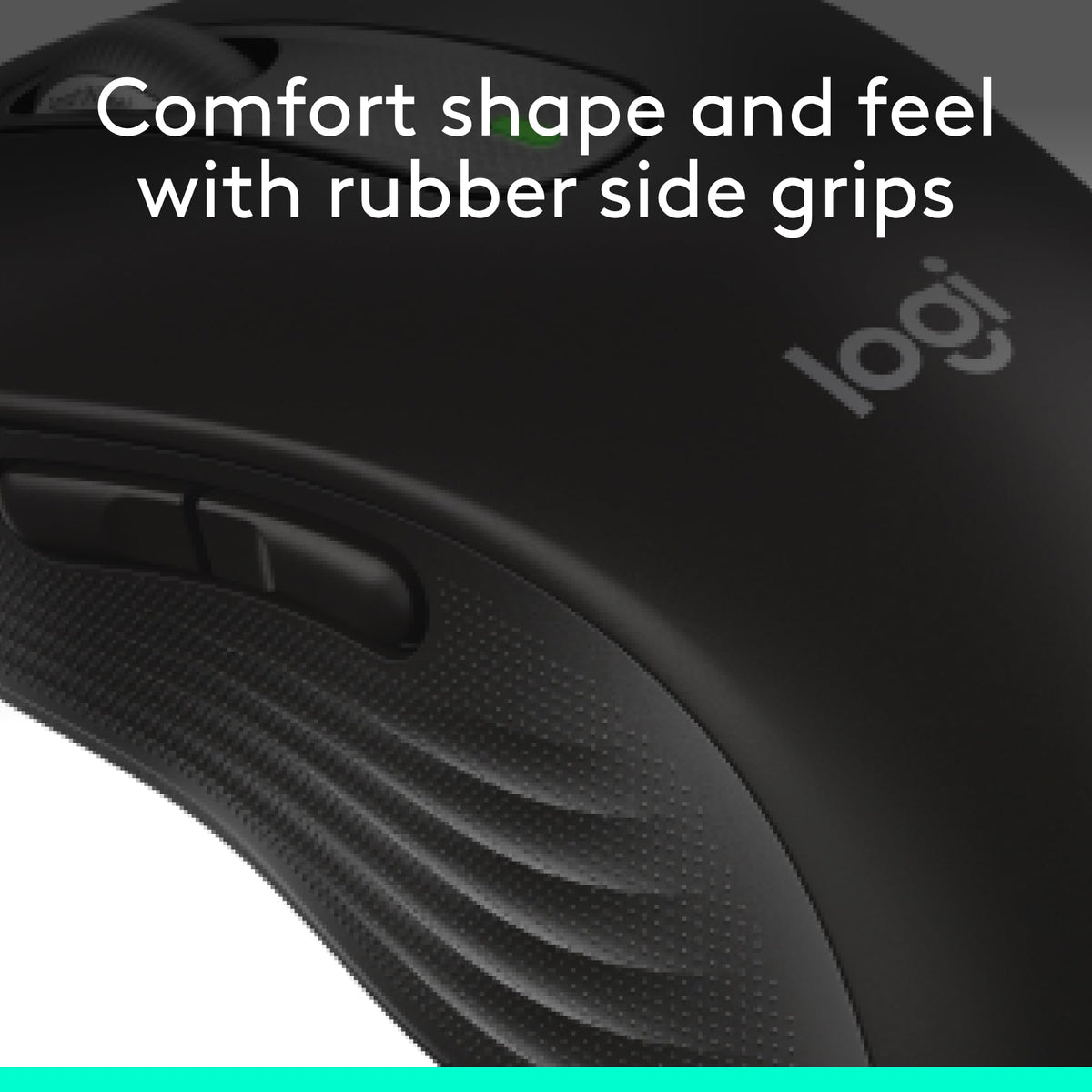 Logitech Signature M650 L Full Size Wireless Mouse Large Sized - Black