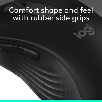 Logitech Signature M650 Wireless Mouse Small to Medium Sized Hands - Black