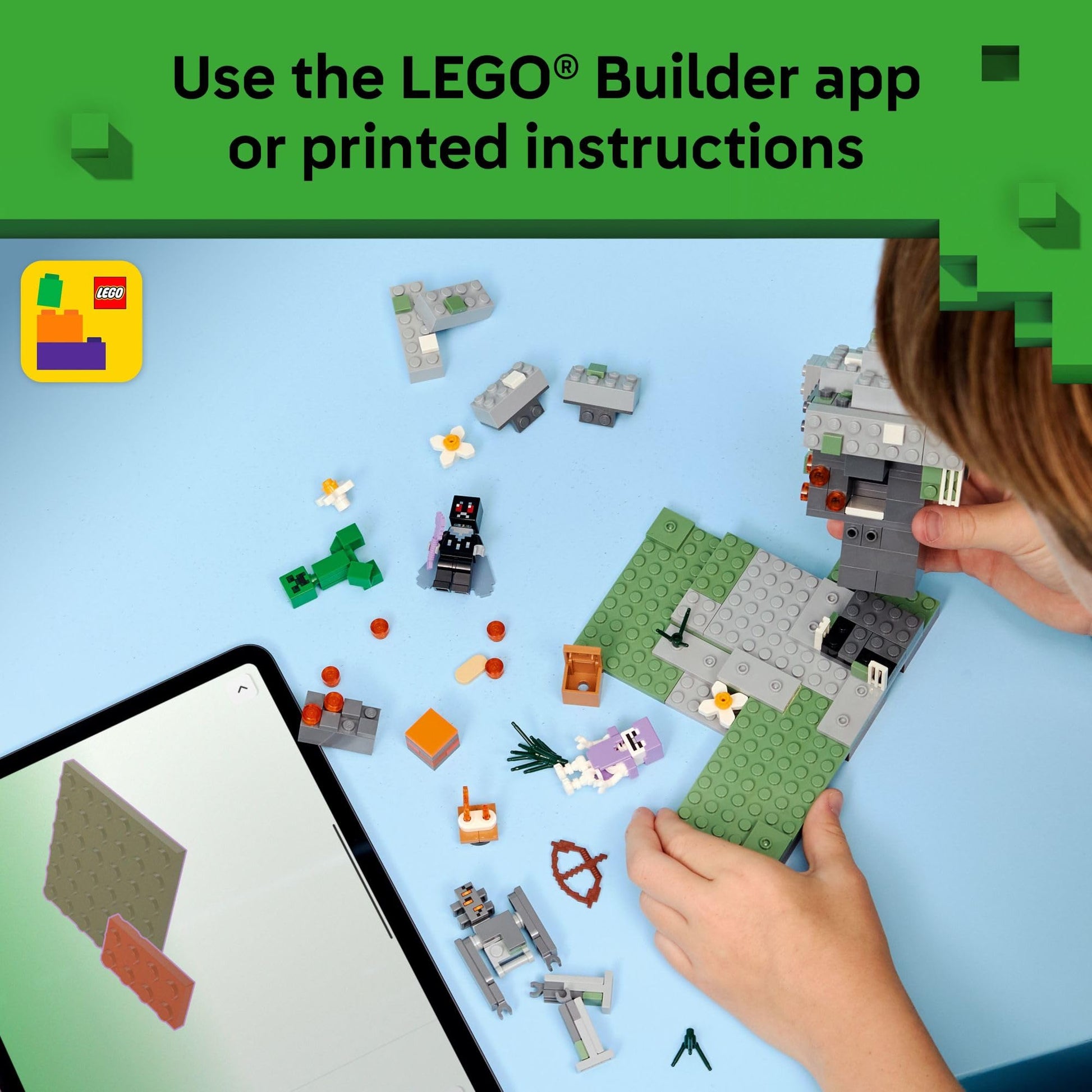 LEGO Minecraft The Pale Garden Building & Pretend Play Toy for Boys & Girls - Video Game Playset & Toy Figures for Kids, Ages 7+ - W/Mothman & Creeper Minifigures - Gift Idea for Birthdays - 21586 LEGO