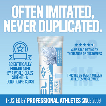 BioSteel Electrolyte Hydration Mix, White Freeze, 12 Sticks, Zero Sugar BioSteel Sports