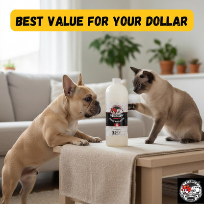 Bunny Punch Pure Atlantic Salmon Oil for Dogs & Cats - Liquid Food Topper - 32 oz - Available at All In One Marketplace Canada
