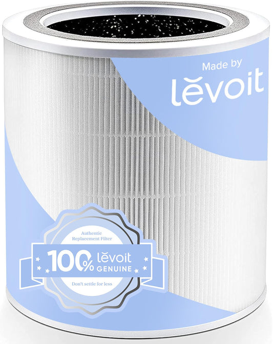 Filtre de remplacement pour purificateur d'air Levoit Core 400S, pré-filtre 3-en-1, filtre HEPA véritable H13, filtre à charbon actif haute efficacité, LRF-C401S-WCA Blanc 🍁 All In One Marketplace Canada