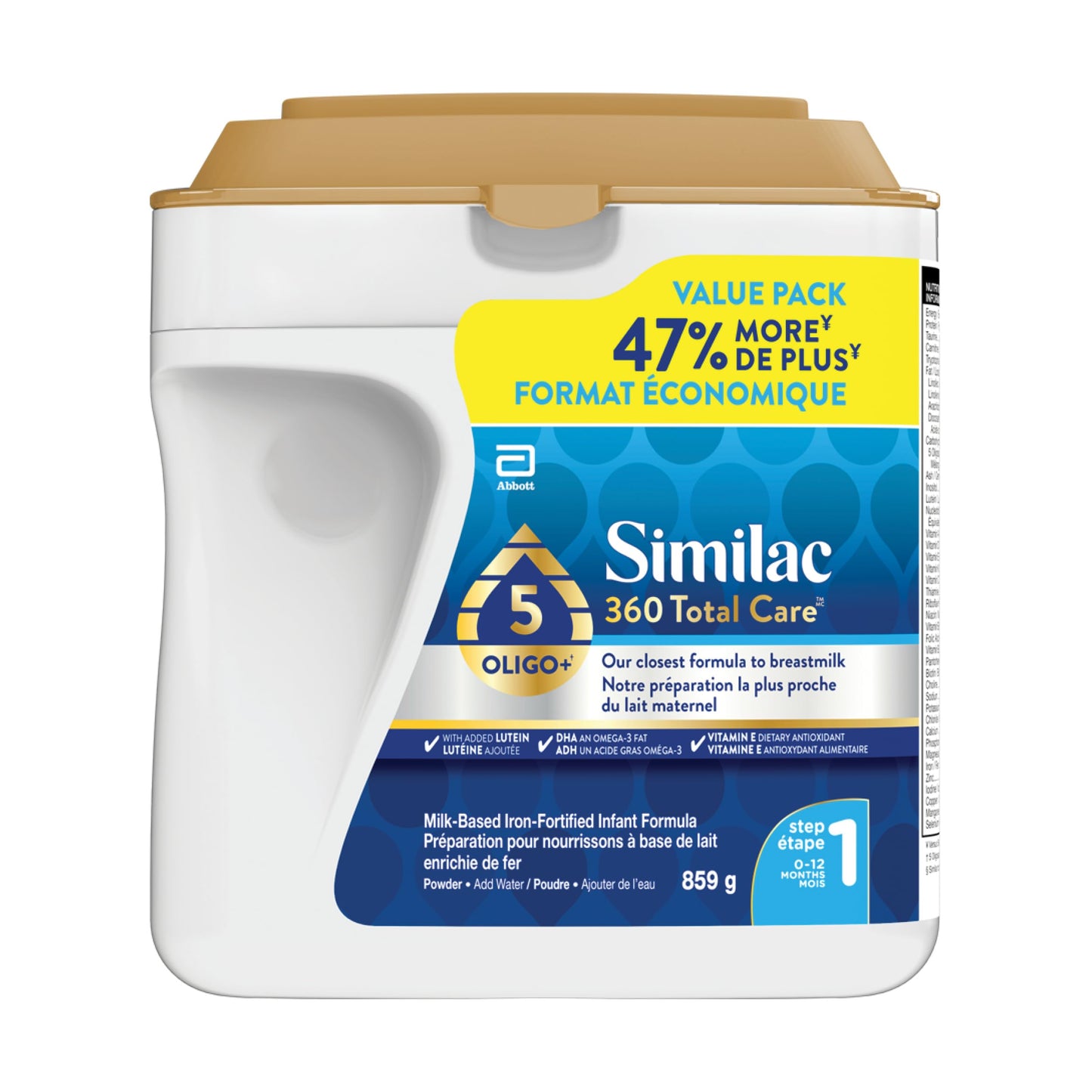 Similac 360 Total Care Step 1 Infant Formula Powder 859g