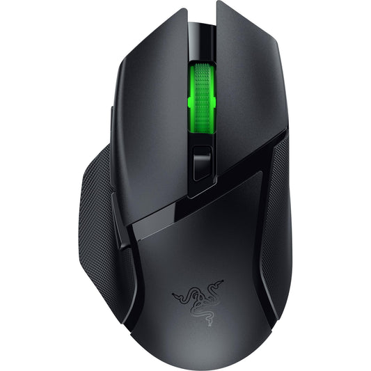 Razer Basilisk V3 X HyperSpeed Wireless Gaming Mouse: Up to 285 Hr Battery - 18K Optical Sensor - Mechanical Switches - Chroma RGB - 9 Programmable Controls - Black