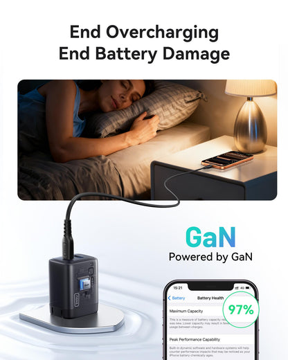 INIU for iPhone 17 16 Charger, 30W GaN Tech USB C Charger Fast Charging, 2-Pack Foldable USB C Charging Block with Cable for iPhone 17 16 Pro Max, MacBook Air 13 M4, Samsung S25 S24, iPad 11 Air