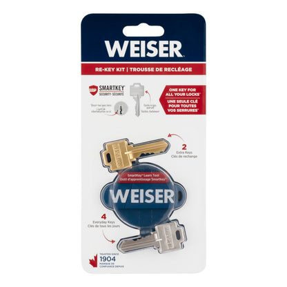 Weiser SmartKey Re-Key Kit, Re-Key Kit for Weiser SmartKey Deadbolt Locks, Door Handles, Door Knobs and Electronic Locks, Re-Key Your Lock in Seconds Weiser