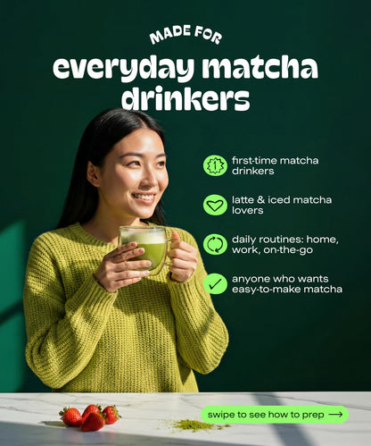Matcha DNA Organic Matcha Powder - 16oz Tin | USDA Organic, Gluten-Free, Vegan Green Tea for Lattes & Smoothies