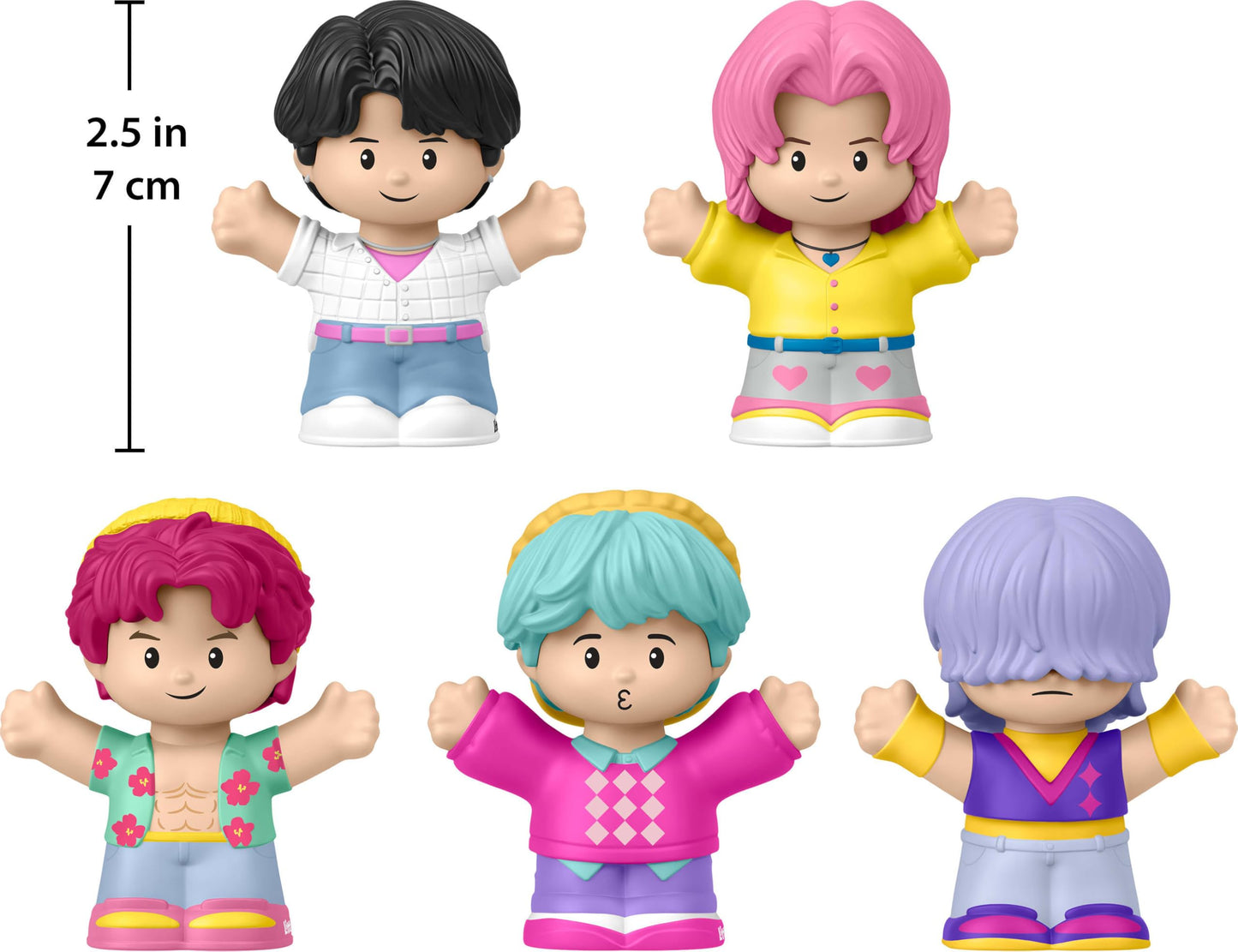 Little People Collector Kpop Demon Hunters: Saja Boys Special Edition Set for Movie Fans, 5 Figures in a Display Package Little People COLLECTOR