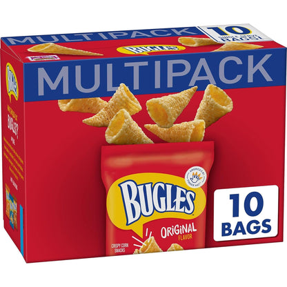 Bugles Original Flavor Crispy Corn Snacks - 8.75 oz Bag (10-Pack)