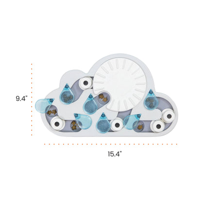 Catstages by Nina Ottosson Rainy Day Puzzle & Play Cat Puzzle Feeder – Interactive Treat Game for Indoor Cats, Level 3 Slow Feeder Enrichment Toy, 13.8" x 14" 🍁 All In One Marketplace Canada