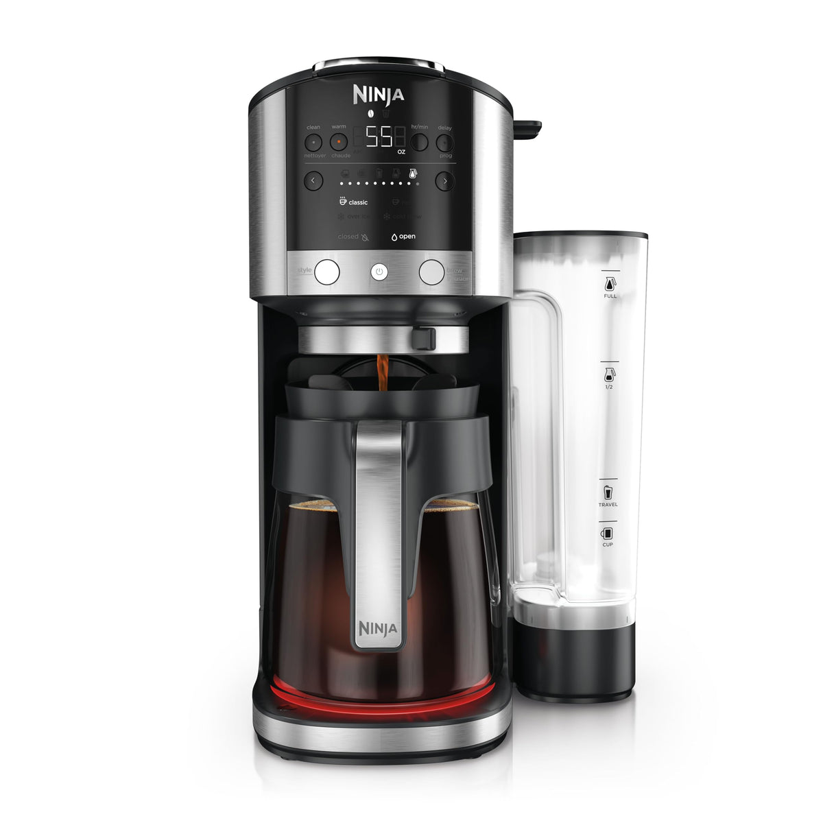 Ninja DualBrew Coffee Maker | Grounds & Pods | Stainless Steel | GP161C
