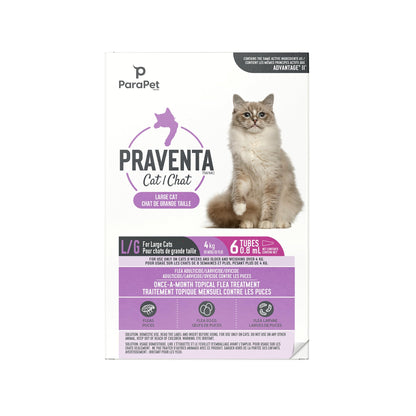 Parapet Praventa for Large Cats - 6 Tubes ParaPet