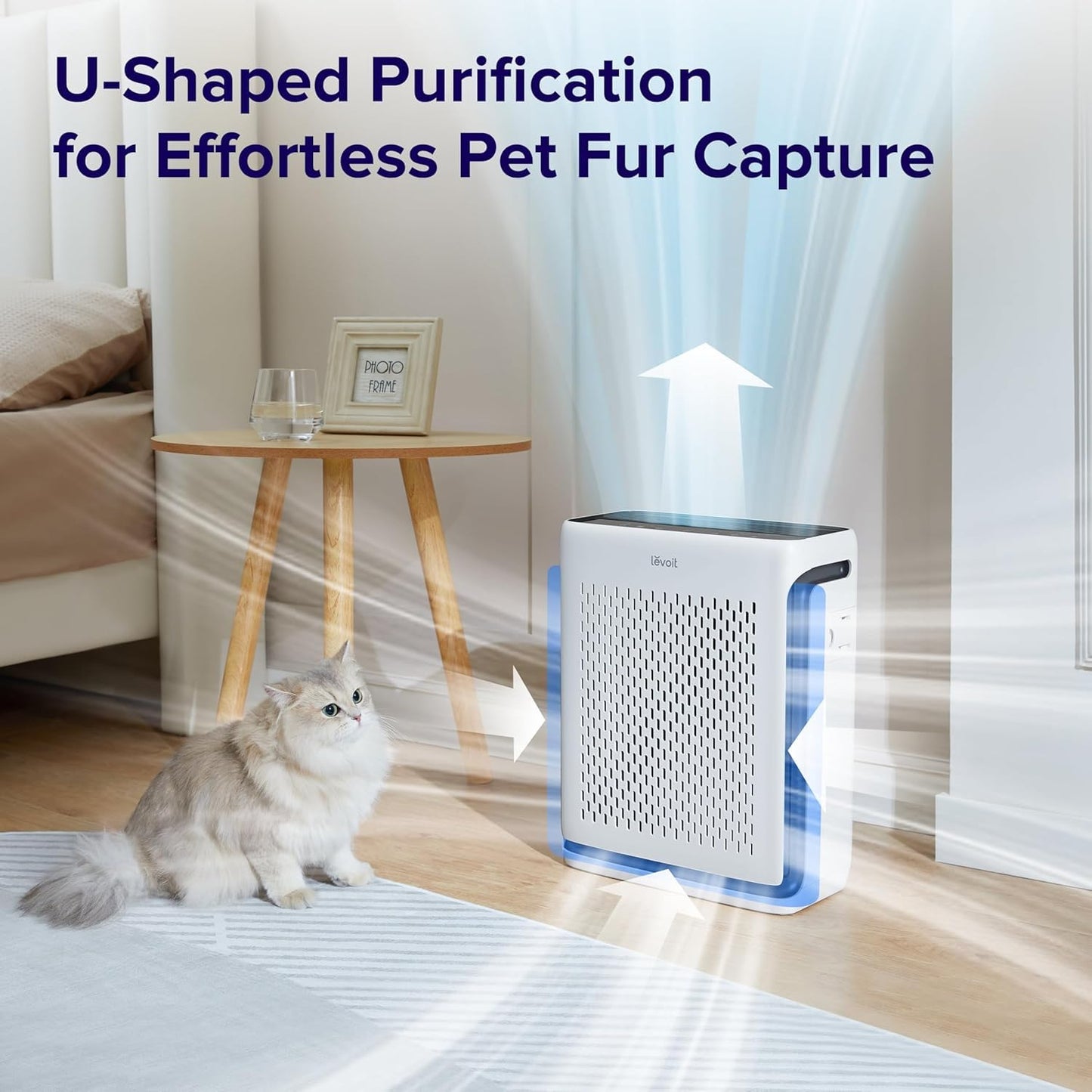 Levoit Air Purifiers for Large Room Home with Washable Filter and Air Quality Monitor, AHAM VERIFIDE, HEPA Sleep Mode and Auto Mode, Removes Pet Hairs, Allergies, Pollen, Smoke, Dust, Vital100S-P - Available at All In One Marketplace Canada