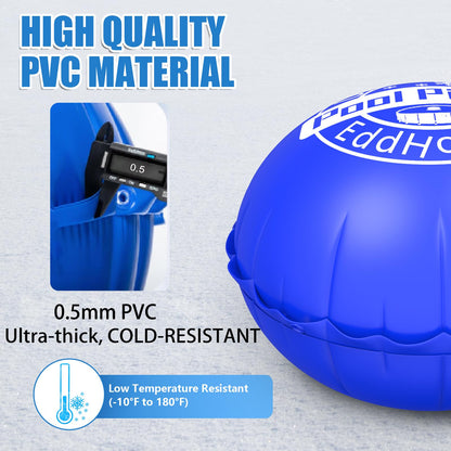 5x5ft Pool Pillow for Above Ground Pools, 0.5mm Extra Thick & Strong Cold-Resistant Pool Pillows Round for Closing Winter, Poo l Pill ow for Winterizing to Last All Season 🍁 All In One Marketplace Canada